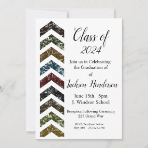 Clase de invitación a flecha de graduación de 2024
