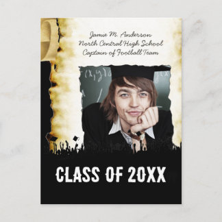 Clase de invitación a graduación superior de perga