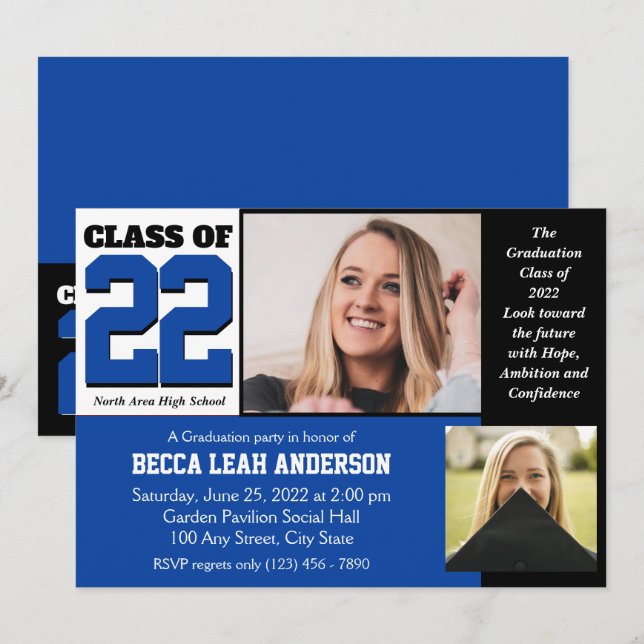 Clase de invitación a la esperanza y la confianza  (Anverso / Reverso)