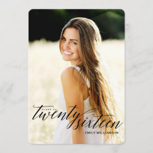 Clase de invitación a la fiesta de graduación foto