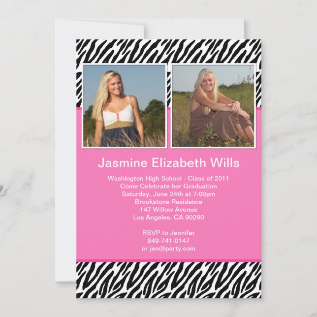 Clase de invitación a la graduación de 2013 (Anverso)