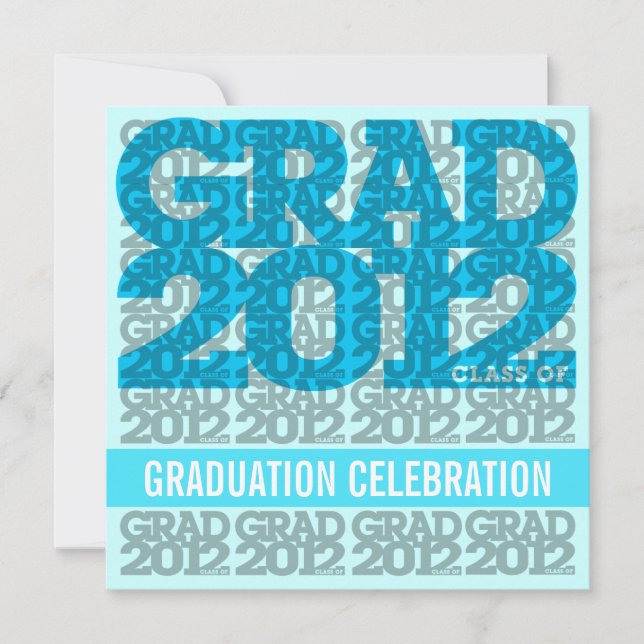 Clase De Invitación A La Parte De Graduación 2012  (Anverso)