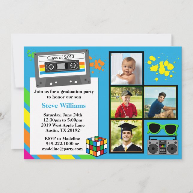 Clase de invitación al partido de graduación 80 de (Anverso)