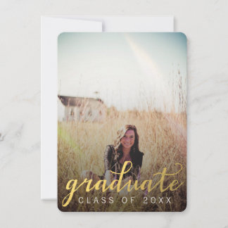 CLASE DE INVITACIÓN DE FOTO DE GRADO