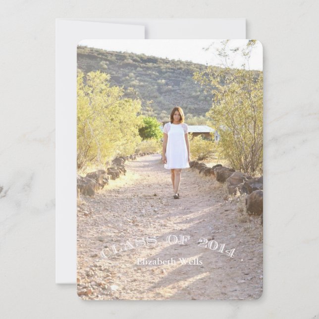 Clase de Invitación de graduación de 2014 (Anverso)