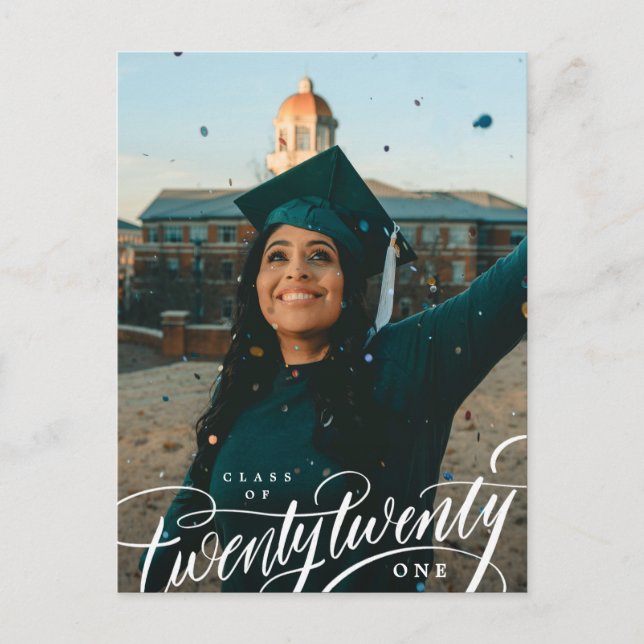 Clase de Invitación de Graduación de Fotografías d (Anverso)