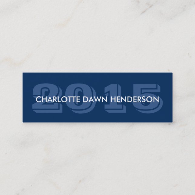 Clase de invitación de graduación de tarjeta de no (Anverso)