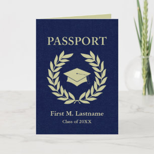 clase de invitación para pasaporte de graduación d