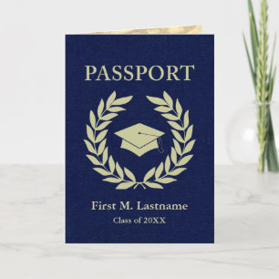 clase de invitación para pasaporte de graduación d