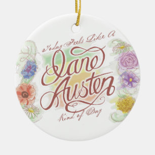 Clase de Jane Austen de ornamento del día