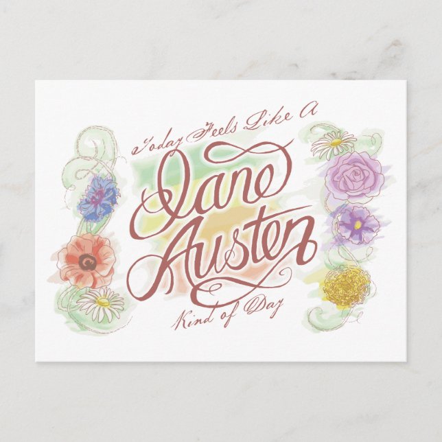 Clase de Jane Austen de postal del día (Anverso)