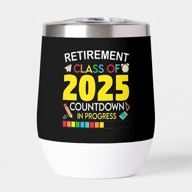 Clase de Jubilación de 2025 Cuenta regresiva en pr (Frente)