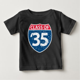 Clase de la camiseta 2035 del bebé