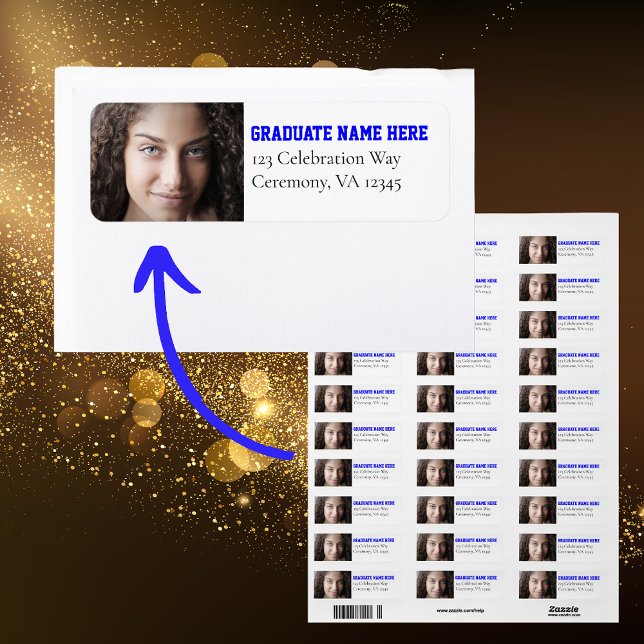 Clase de la etiqueta de dirección de foto de gradu (Subido por el creador)
