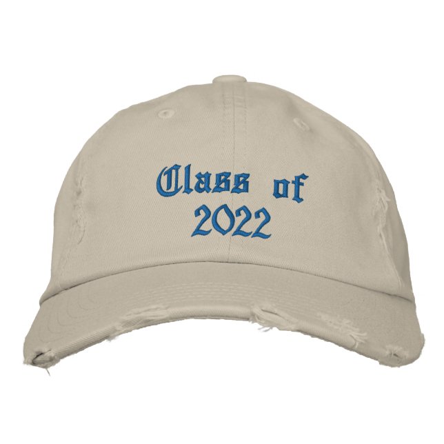Clase de la gorra de béisbol bordada de 2022 (Anverso)