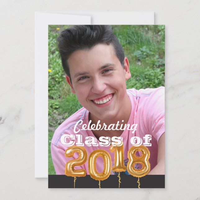 Clase de la graduación de invitación de la (Anverso)