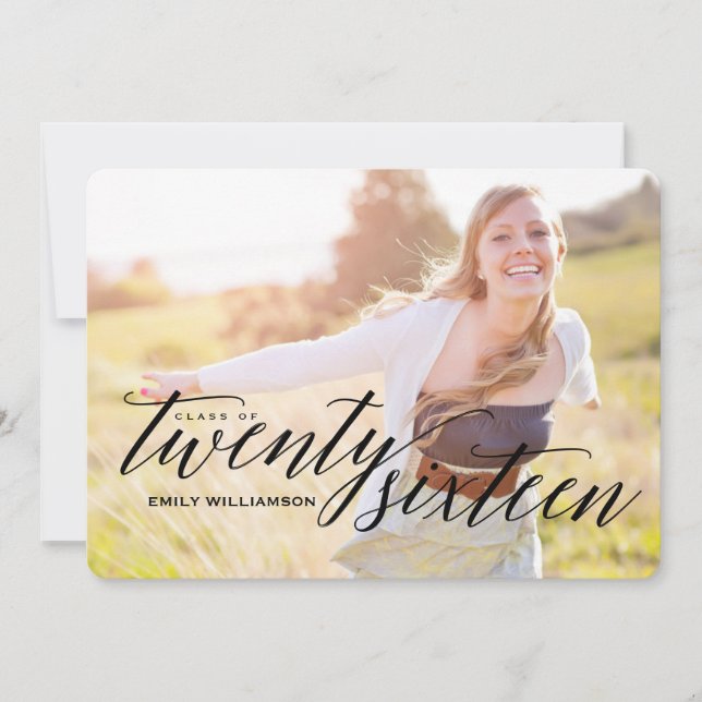 Clase de la invitación 2016 de la fiesta de (Anverso)