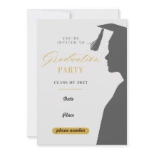 Clase de la invitación a la fiesta de graduación d