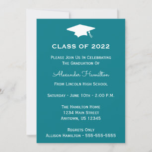Clase De La Invitación A La Graduación Del Cap 202