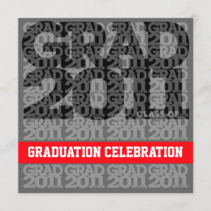 Clase De La Invitación A La Parte De Graduación 20