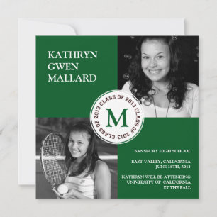 Clase de la invitación de graduación 2013 bosque v