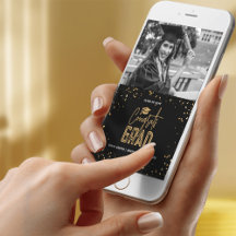 Clase de la Invitación de Graduación de Foto de 20