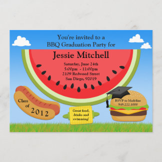 Clase de la invitación de la fiesta de graduación