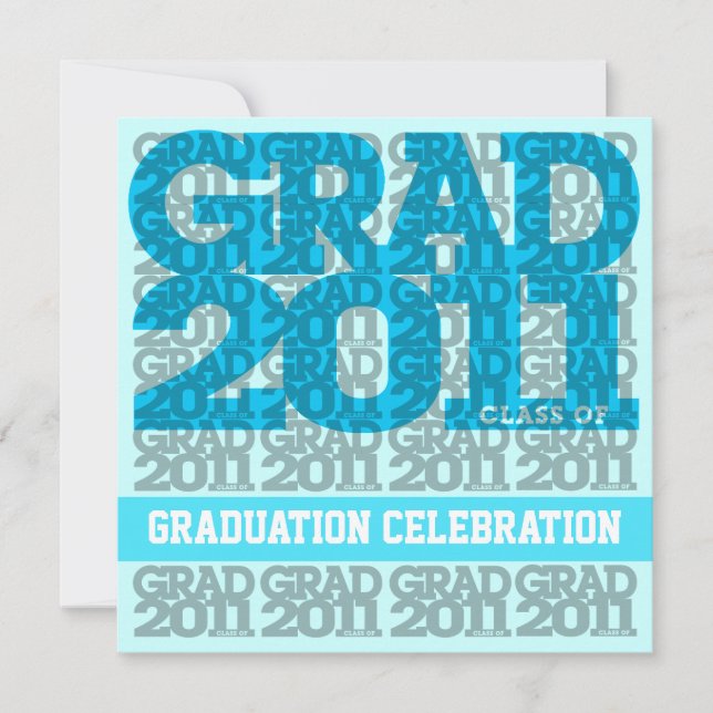 Clase De La Invitación De La Parte De Graduación 2 (Anverso)