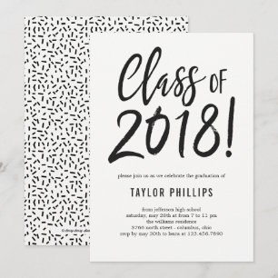 Clase de la invitación del partido de graduación d