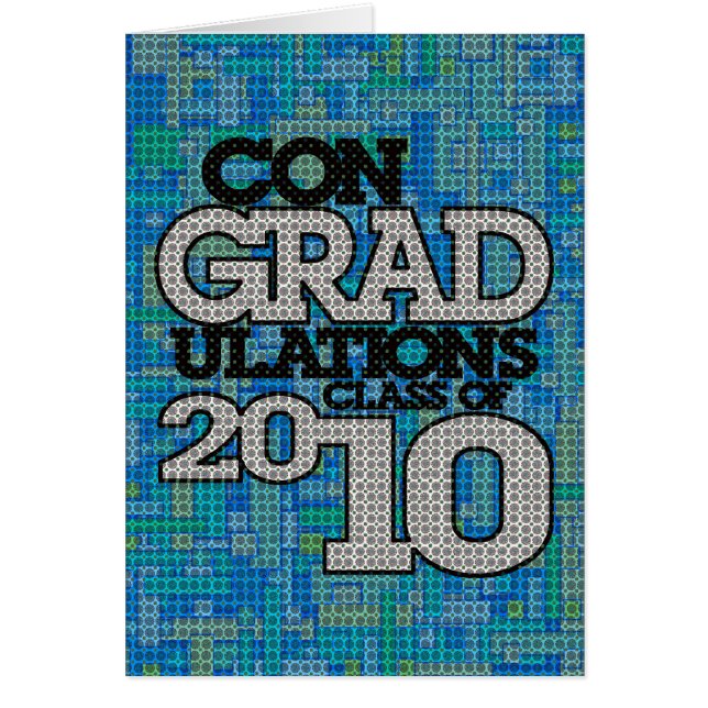 clase de los conGRADulations de tarjeta de 2010 (Frente)