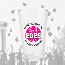 Clase de nombre de graduado rosado 2025