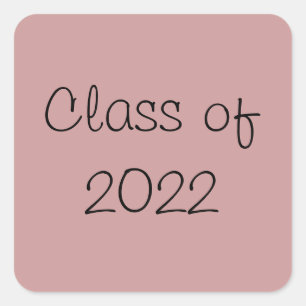 Clase de pegatina cuadrado de 2022