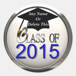 Clase De Pegatinas De Graduación De 2015