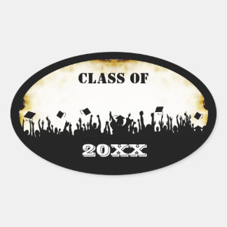 Clase de Pegatinas de los títulos de graduación y 