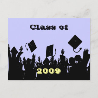 Clase de postal de 2009 que elige BkGrd/Año/color