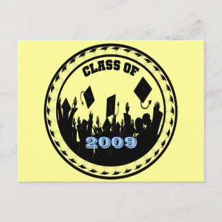 Clase de postal de 2009 que elige BkGrd/Año/color