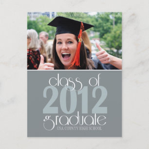 Clase de postal de Invitación de graduación de 201