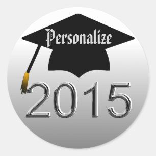 Clase De Sellos De Pegatinas De Graduación De 2015