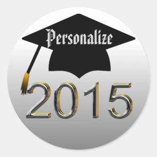 Clase De Sellos De Pegatinas De Graduación De 2015
