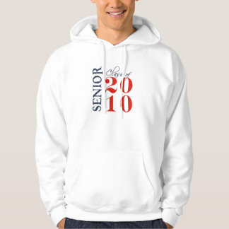 clase de sudadera con capucha del rojo azul 2010