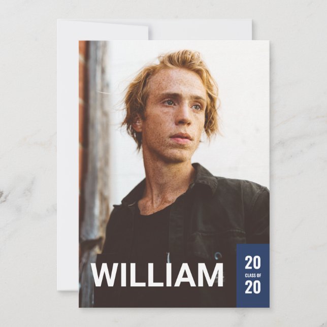 Clase de tarjeta de invitación moderna para etique (Anverso)