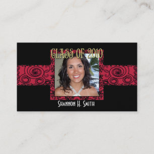 Clase de Tarjetas de Imagen Senior de Graduación 2