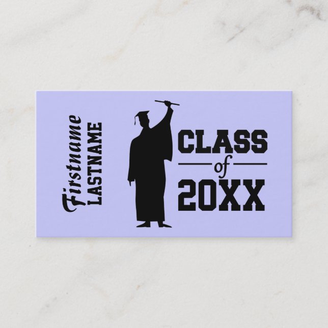 Clase de tarjetas de personalizado de CUALQUIER añ (Anverso)