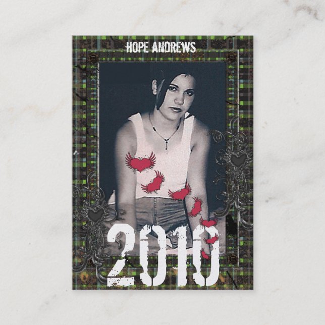 Clase de Tarjetas Senior de 2010 (Anverso)