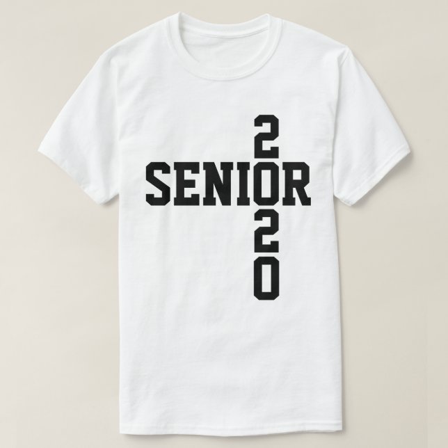 Clase de texto negro 2020 de camiseta 2020 (Diseño del anverso)