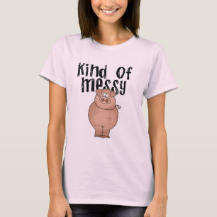 Clase del cerdo de camisetas y de regalos sucios