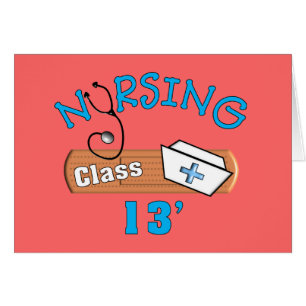 Clase del estudiante de la enfermería de 2013