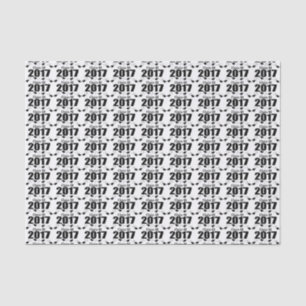 Clase del papel seda 2017 de la graduación