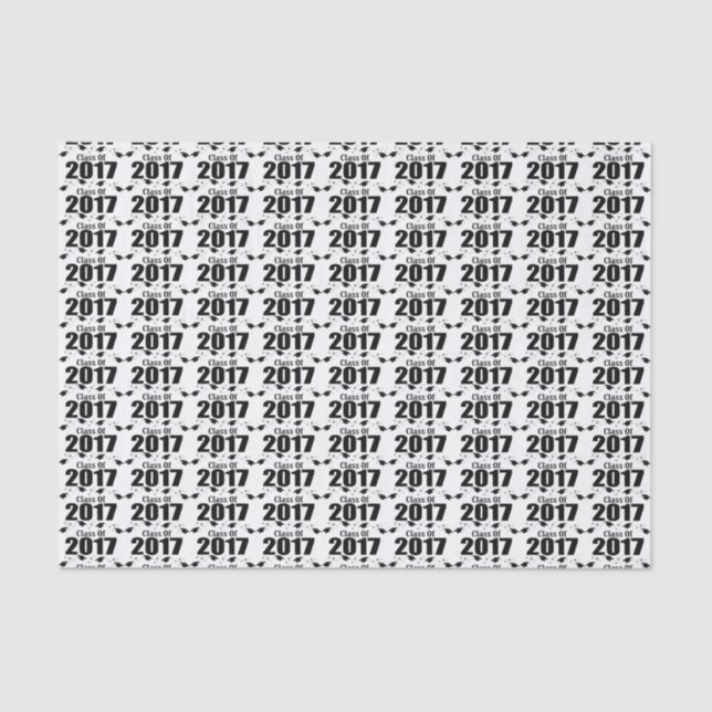 Clase del papel seda 2017 de la graduación (Anverso)