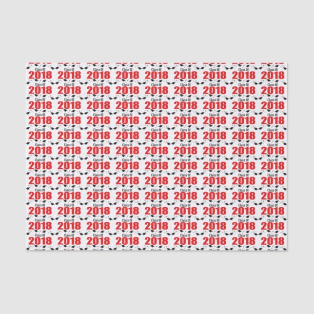 Clase del papel seda 2018 de la graduación (Anverso)